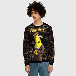 Свитшот мужской Peely Fortnite, цвет: 3D-черный — фото 2