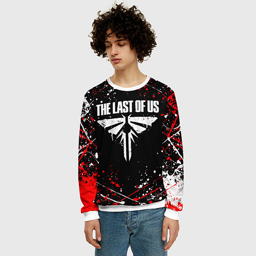 Мужской свитшот The last of us part 2 tlou2 / 3D-Белый – фото 3
