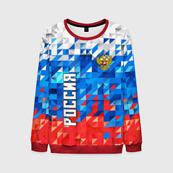 Свитшот мужской RUSSIA SPORT, цвет: 3D-красный