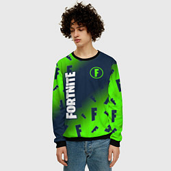 Свитшот мужской FORTNITE ФОРТНАЙТ, цвет: 3D-черный — фото 2