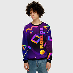Свитшот мужской Roblox, цвет: 3D-черный — фото 2
