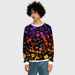 Свитшот мужской Roblox, цвет: 3D-белый — фото 2