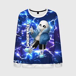 Свитшот мужской UNDERTALE АНДЕРТЕЙЛ, цвет: 3D-белый