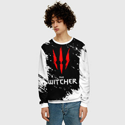 Свитшот мужской The Witcher, цвет: 3D-белый — фото 2
