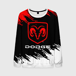 Свитшот мужской DODGE, цвет: 3D-белый