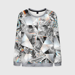 Свитшот мужской Зеркальный калейдоскоп, цвет: 3D-меланж