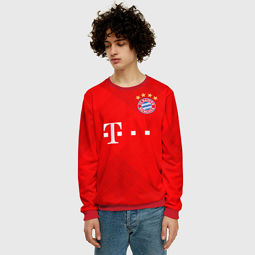 Мужской свитшот BAYERN MUNCHEN / 3D-Красный – фото 3