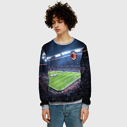 Свитшот мужской FC MILAN, цвет: 3D-меланж — фото 2