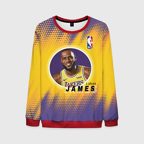 Мужской свитшот LeBron James / 3D-Красный – фото 1