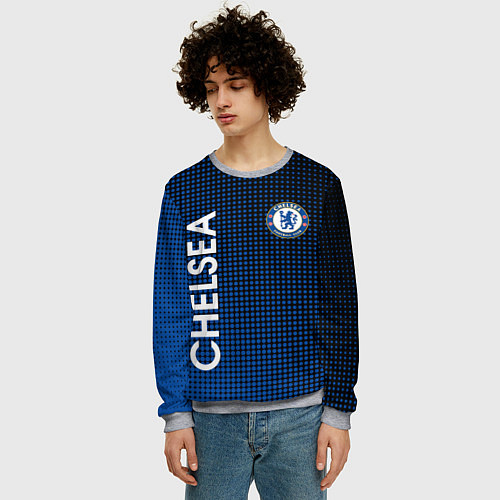 Мужской свитшот CHELSEA / 3D-Меланж – фото 3