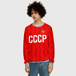 Свитшот мужской Форма сборной СССР, цвет: 3D-меланж — фото 2