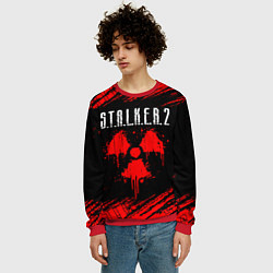 Свитшот мужской STALKER 2 СТАЛКЕР 2, цвет: 3D-красный — фото 2