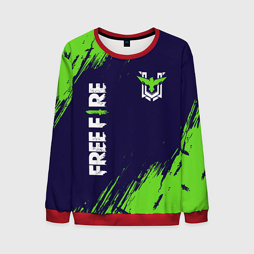 Мужской свитшот FREE FIRE ФРИ ФАЕР / 3D-Красный – фото 1