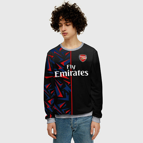 Мужской свитшот ARSENAL UNIFORM 2020 / 3D-Меланж – фото 3