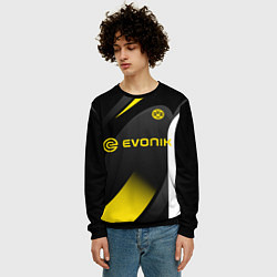 Свитшот мужской BORUSSIA DORTMUND, цвет: 3D-черный — фото 2