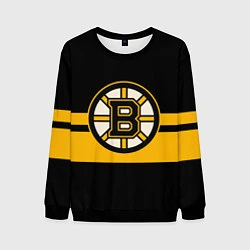 Свитшот мужской BOSTON BRUINS NHL, цвет: 3D-черный