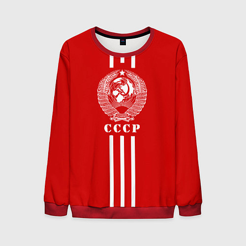 Мужской свитшот СССР / 3D-Красный – фото 1