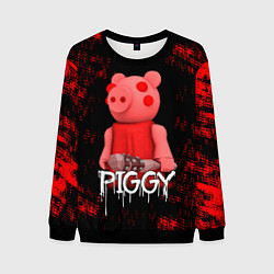 Свитшот мужской Roblox Piggy, цвет: 3D-черный