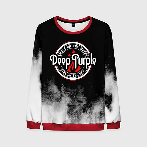Мужской свитшот Deep Purple / 3D-Красный – фото 1