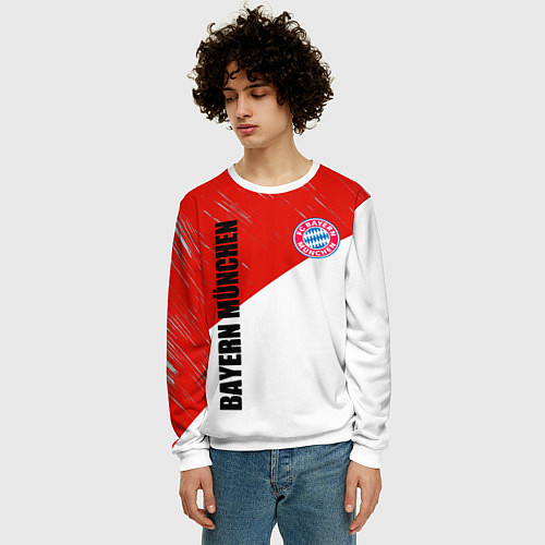 Мужской свитшот Бавария / 3D-Белый – фото 3