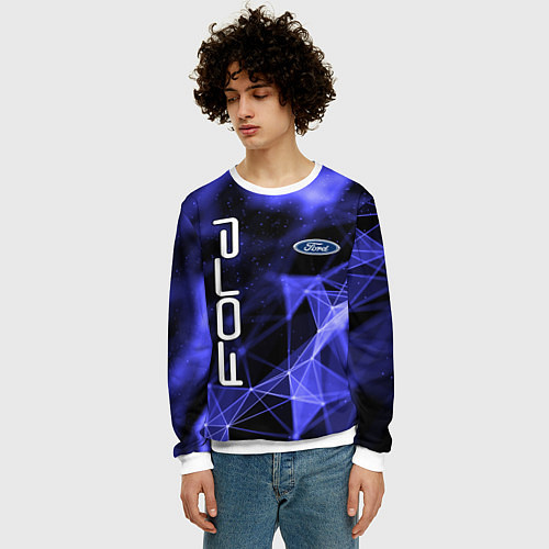 Мужской свитшот FORD / 3D-Белый – фото 3