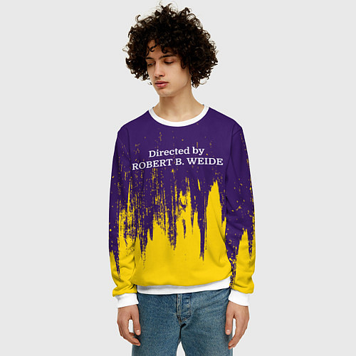 Мужской свитшот Directed by ROBERT B WEIDE / 3D-Белый – фото 3