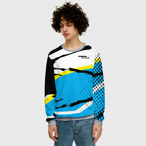 Мужской свитшот Forza Horizon / 3D-Меланж – фото 3