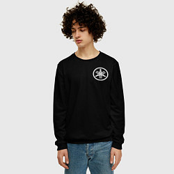 Свитшот мужской Yamaha на спине, цвет: 3D-черный — фото 2