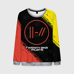 Свитшот мужской TWENTY ONE PILOTS 21 PILOTS, цвет: 3D-меланж