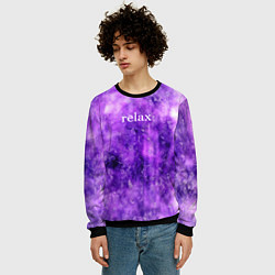 Свитшот мужской Relax, цвет: 3D-черный — фото 2