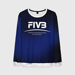 Свитшот мужской FIVB Volleyball, цвет: 3D-белый