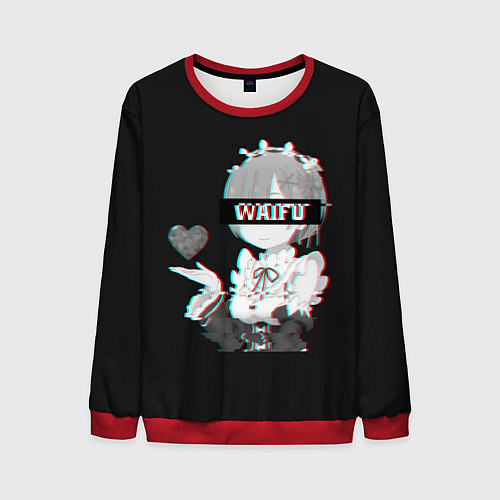 Мужской свитшот Re:Zero / 3D-Красный – фото 1