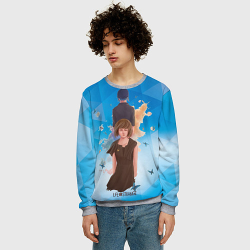 Мужской свитшот Life is Strange! / 3D-Меланж – фото 3