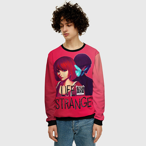 Мужской свитшот ХлояМакс / 3D-Черный – фото 3