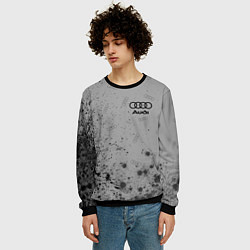 Свитшот мужской AUDI АУДИ, цвет: 3D-черный — фото 2