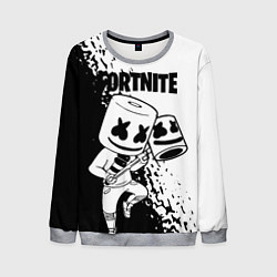 Свитшот мужской FORTNITE MARSHMELLO, цвет: 3D-меланж