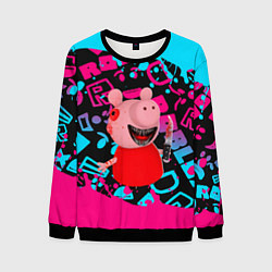 Свитшот мужской Roblox Piggy, цвет: 3D-черный