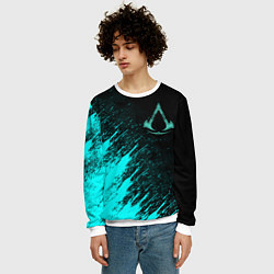 Свитшот мужской Assassins Creed Valhalla, цвет: 3D-белый — фото 2