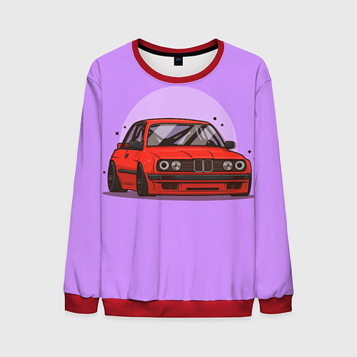 Мужской свитшот БМВ Пандем / 3D-Красный – фото 1