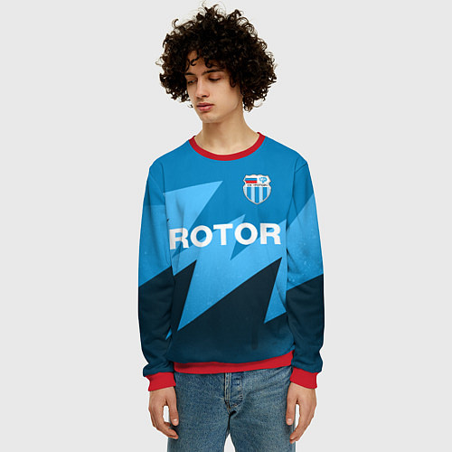 Мужской свитшот РОТОР Волгоград / 3D-Красный – фото 3