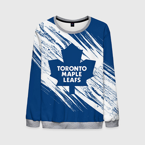 Мужской свитшот Toronto Maple Leafs, / 3D-Меланж – фото 1