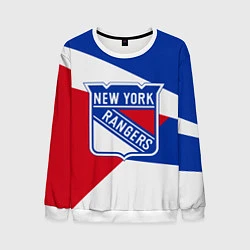 Свитшот мужской Нью-Йорк Рейнджерс, цвет: 3D-белый