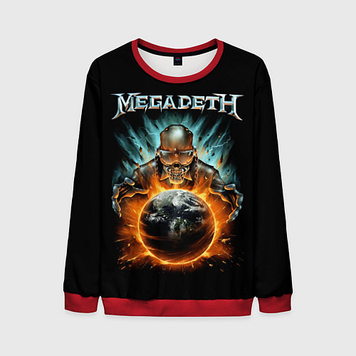 Мужской свитшот Megadeth / 3D-Красный – фото 1