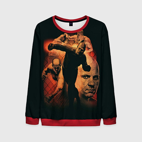 Мужской свитшот Федор Емельяненко Император / 3D-Красный – фото 1