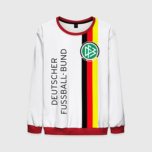 Мужской свитшот СБОРНАЯ ГЕРМАНИЯ / 3D-Красный – фото 1