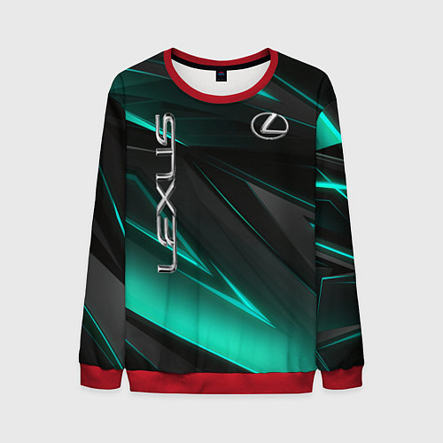 Мужской свитшот Lexus / 3D-Красный – фото 1