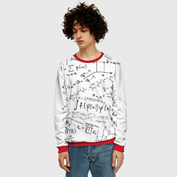 Свитшот мужской Мама,я математик!, цвет: 3D-красный — фото 2