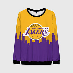 Свитшот мужской LOS ANGELES LAKERS, цвет: 3D-черный