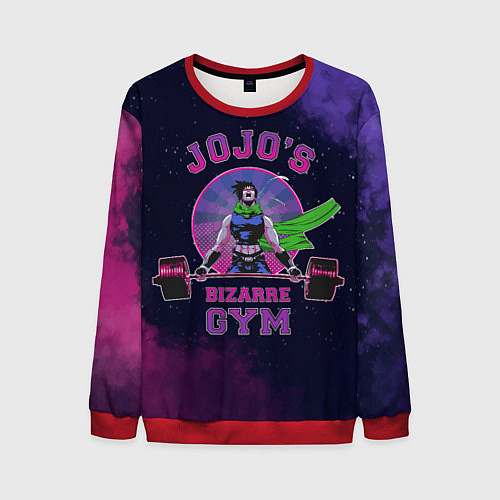 Мужской свитшот JoJo’s Bizarre Adventure Gym / 3D-Красный – фото 1