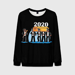Свитшот мужской 2020 не спасти, цвет: 3D-черный